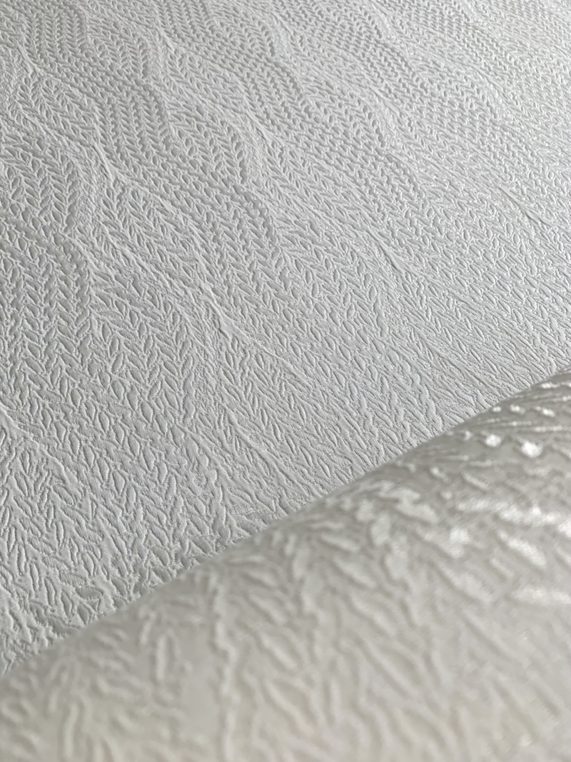 Tissu blanc glacé Zen - Image 2