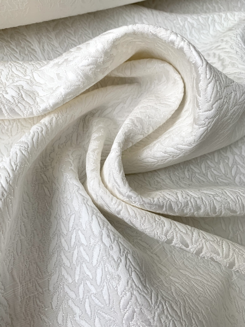 Tissu blanc glacé Zen - Image 4