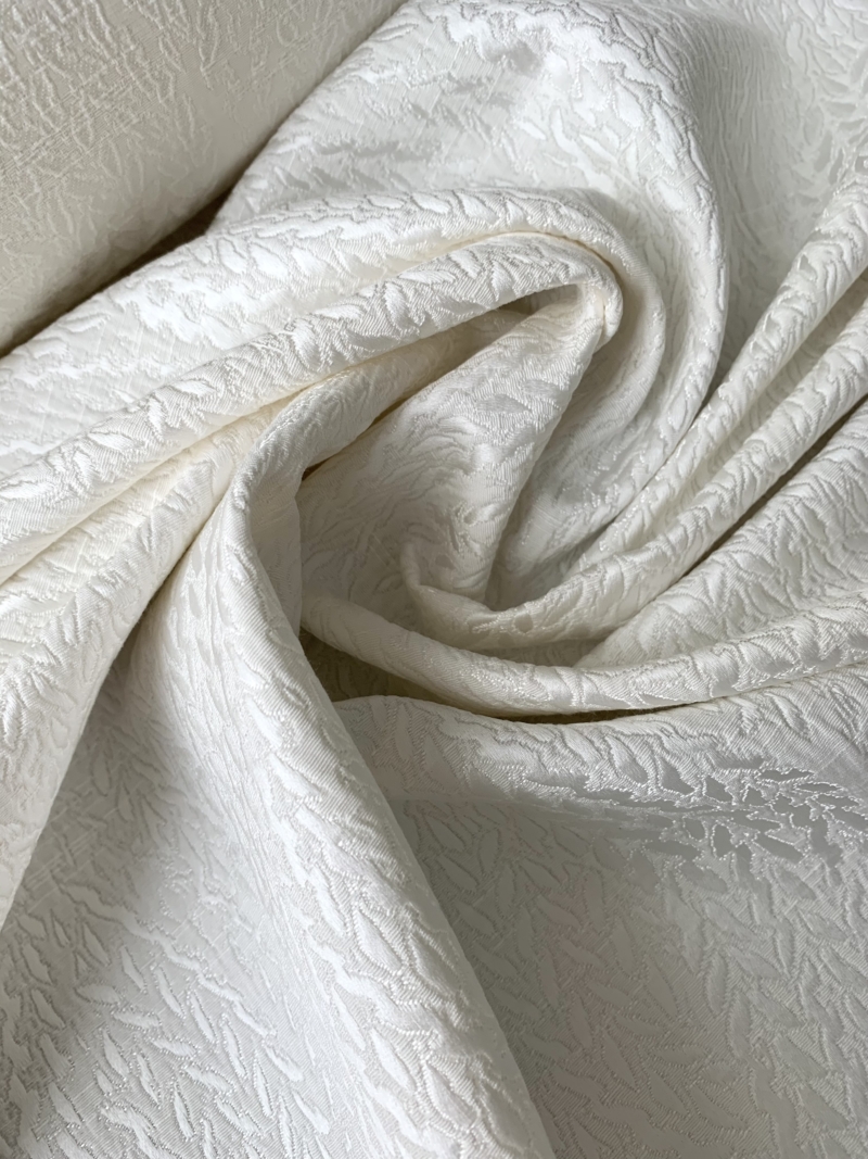 Tissu blanc glacé Zen - Image 5