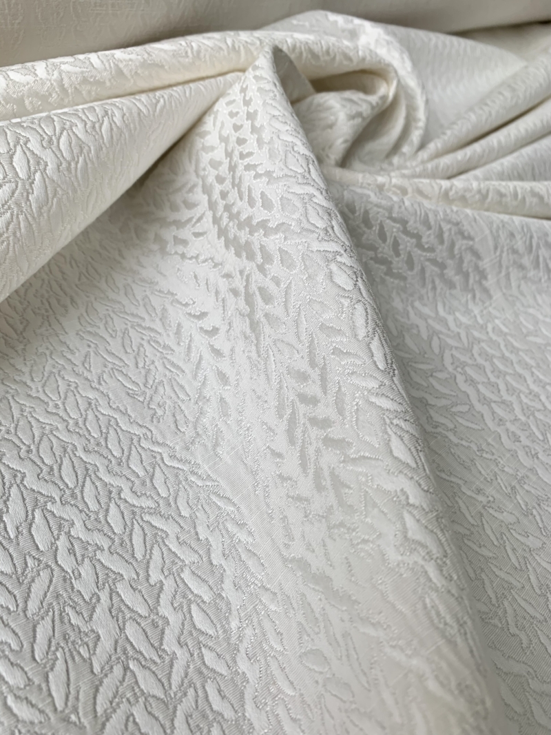 Tissu blanc glacé Zen - Image 6