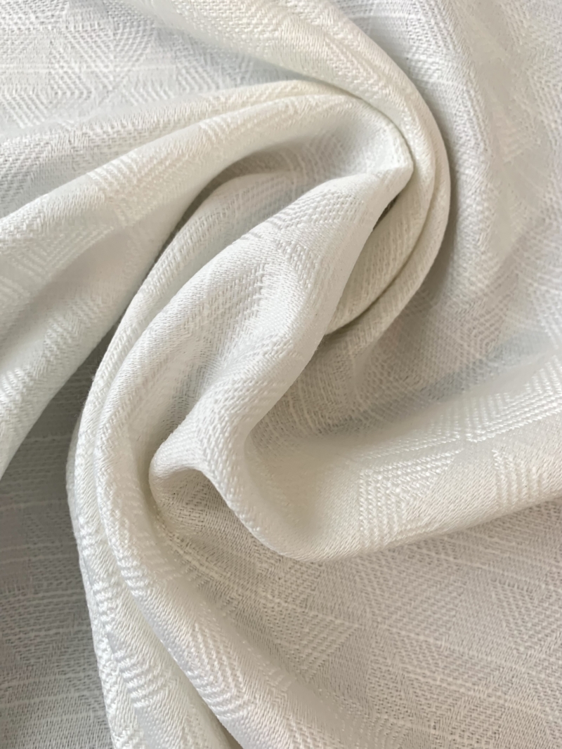 Tissu Casablanca blanc – Image 3
