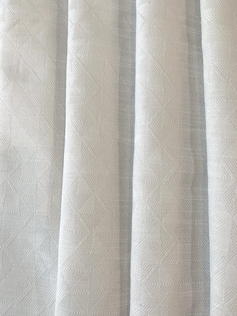 Tissu Casablanca blanc – Image 4