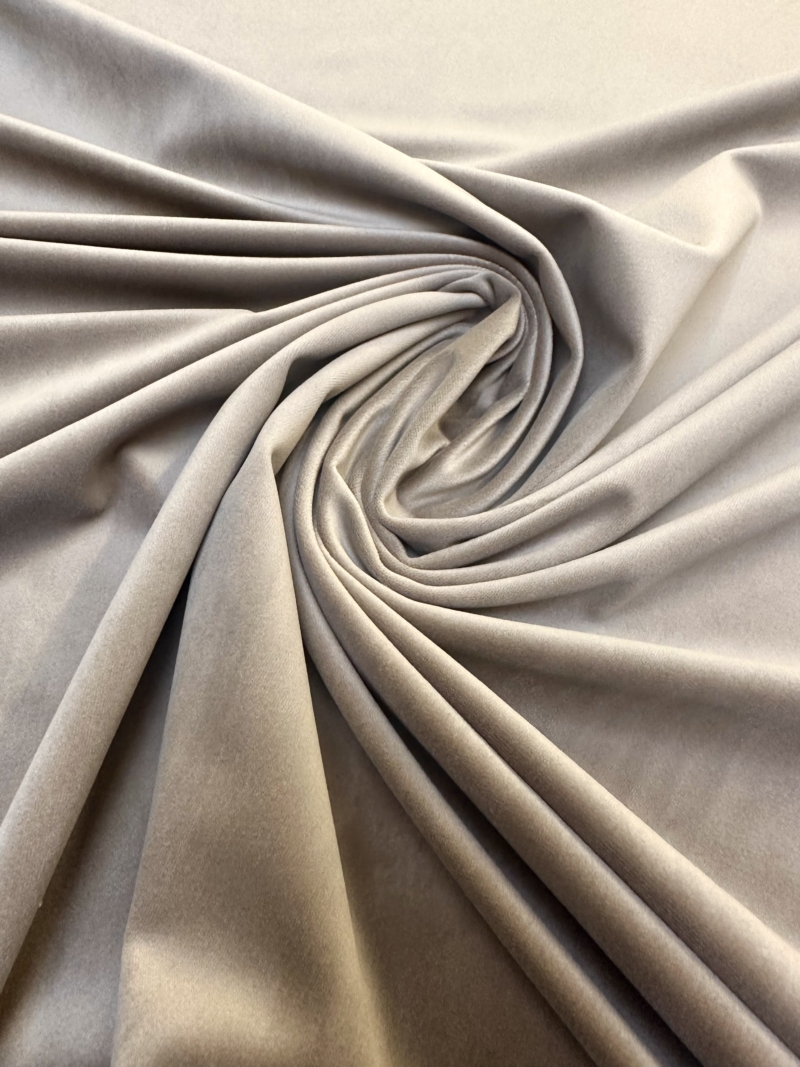 Tissu Velvet taupe – Image 2