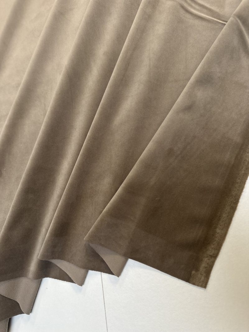 Tissu Velvet taupe – Image 6