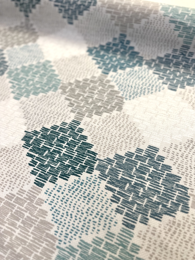 Tissu Diament tourmaline