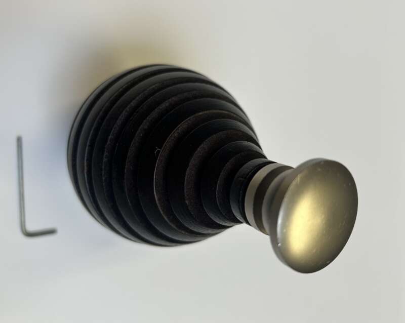 Embout pour barre à rideaux de 28mm de diamètre