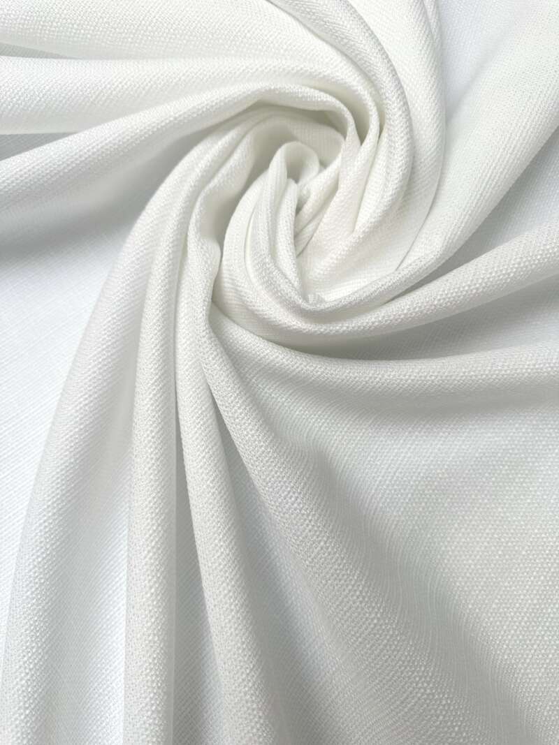 Tissu Pauline blanc - Image 4