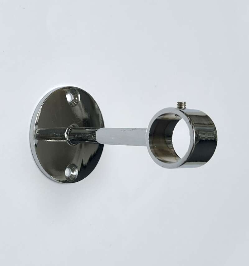 Support mur et plafond pour barre à rideaux de 20mm de diamètre (2 pièces) - Image 3