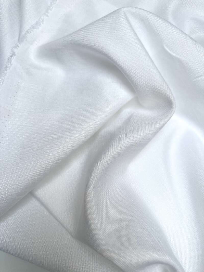 Tissu Stockolm blanc - Image 7