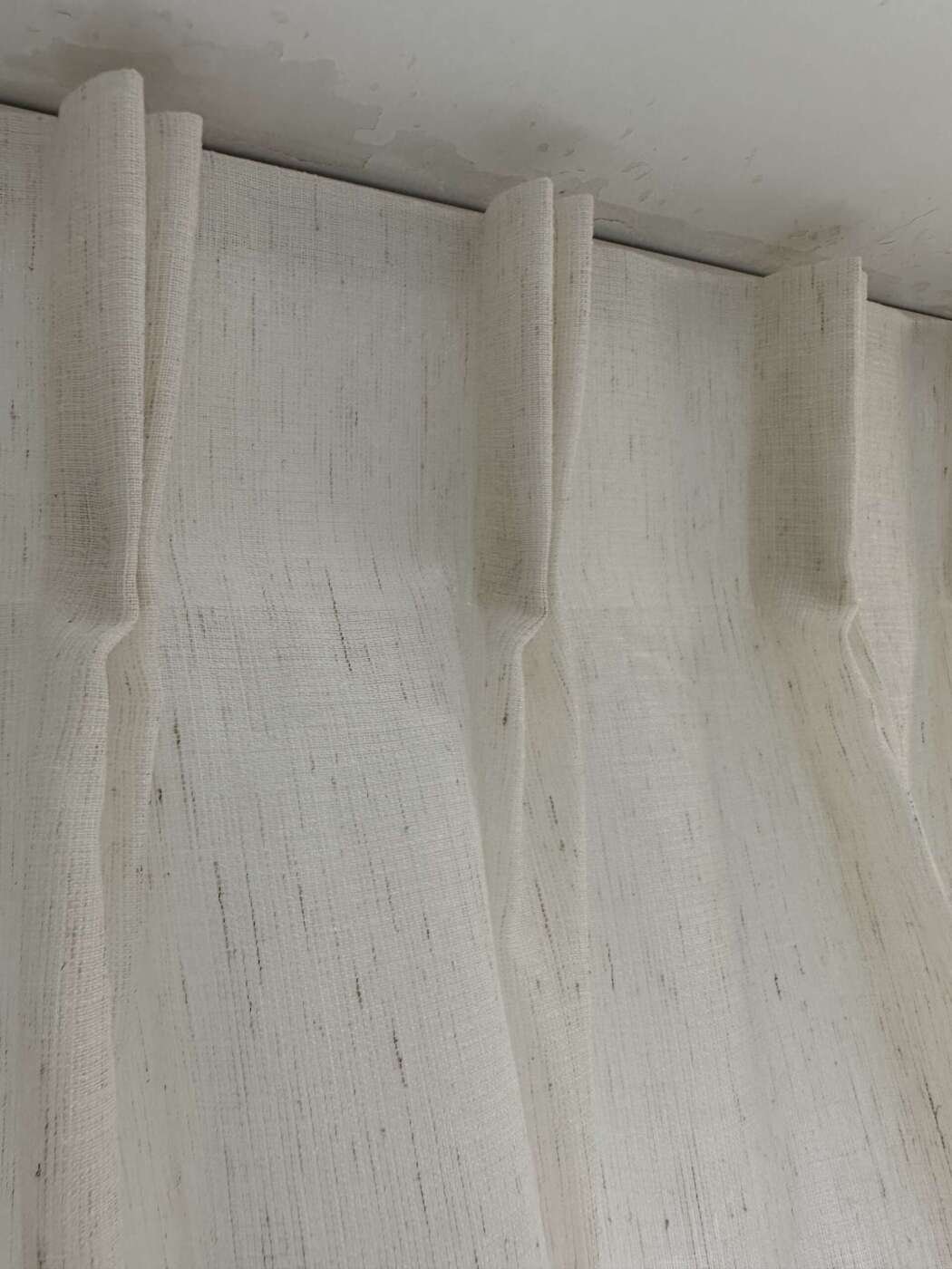 Voile Cargese naturel à plis flamands - Image 2