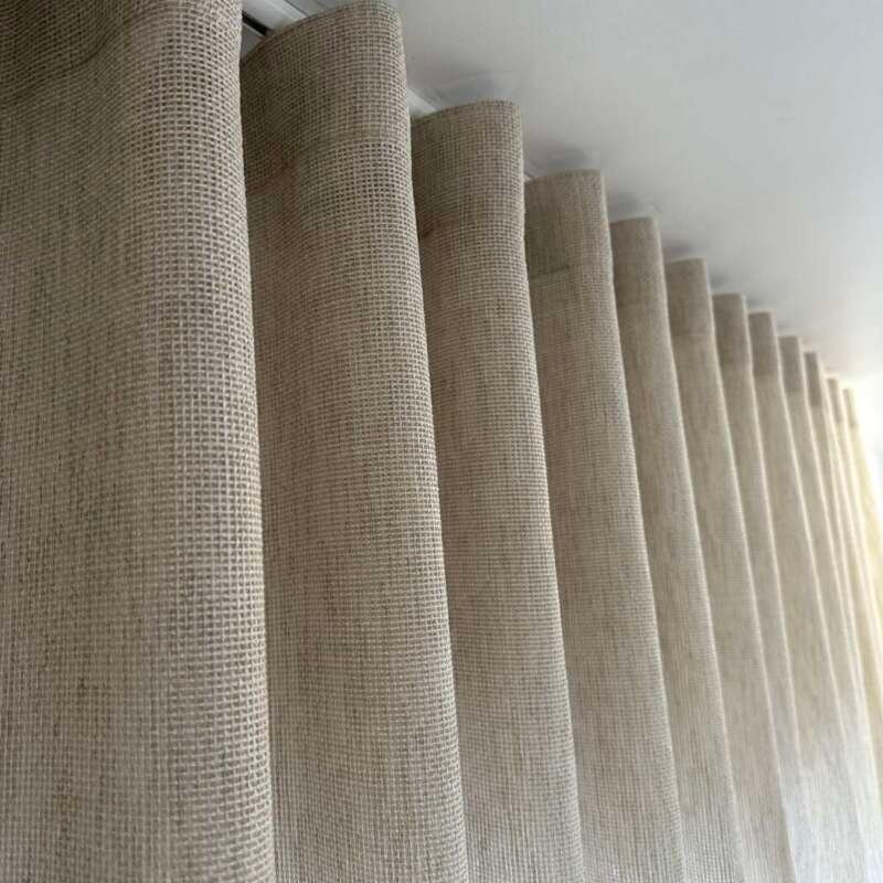 Voilage Rio sable au mètre