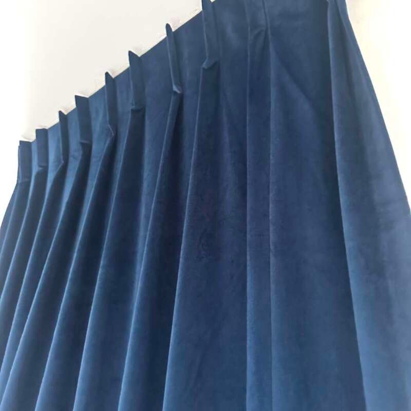 Rideaux Velvet bleu roi