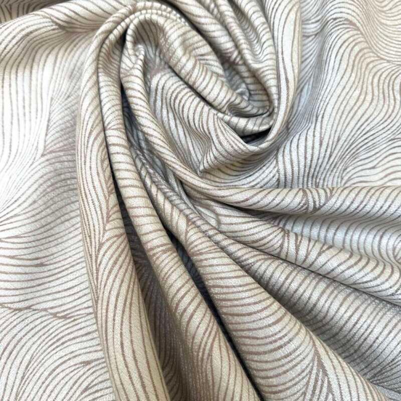 Tissu Ripple beige