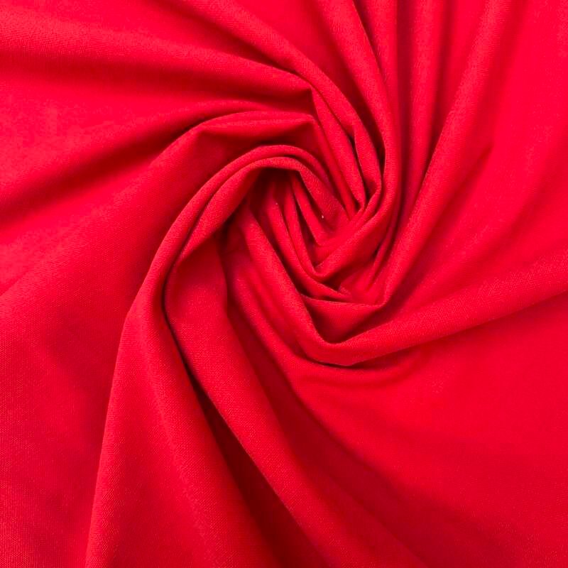 Tissu Monaco vermillon
